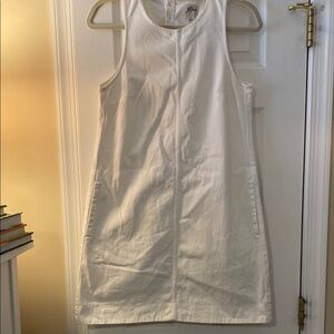 J.Crew White Denim Dress with Pockets